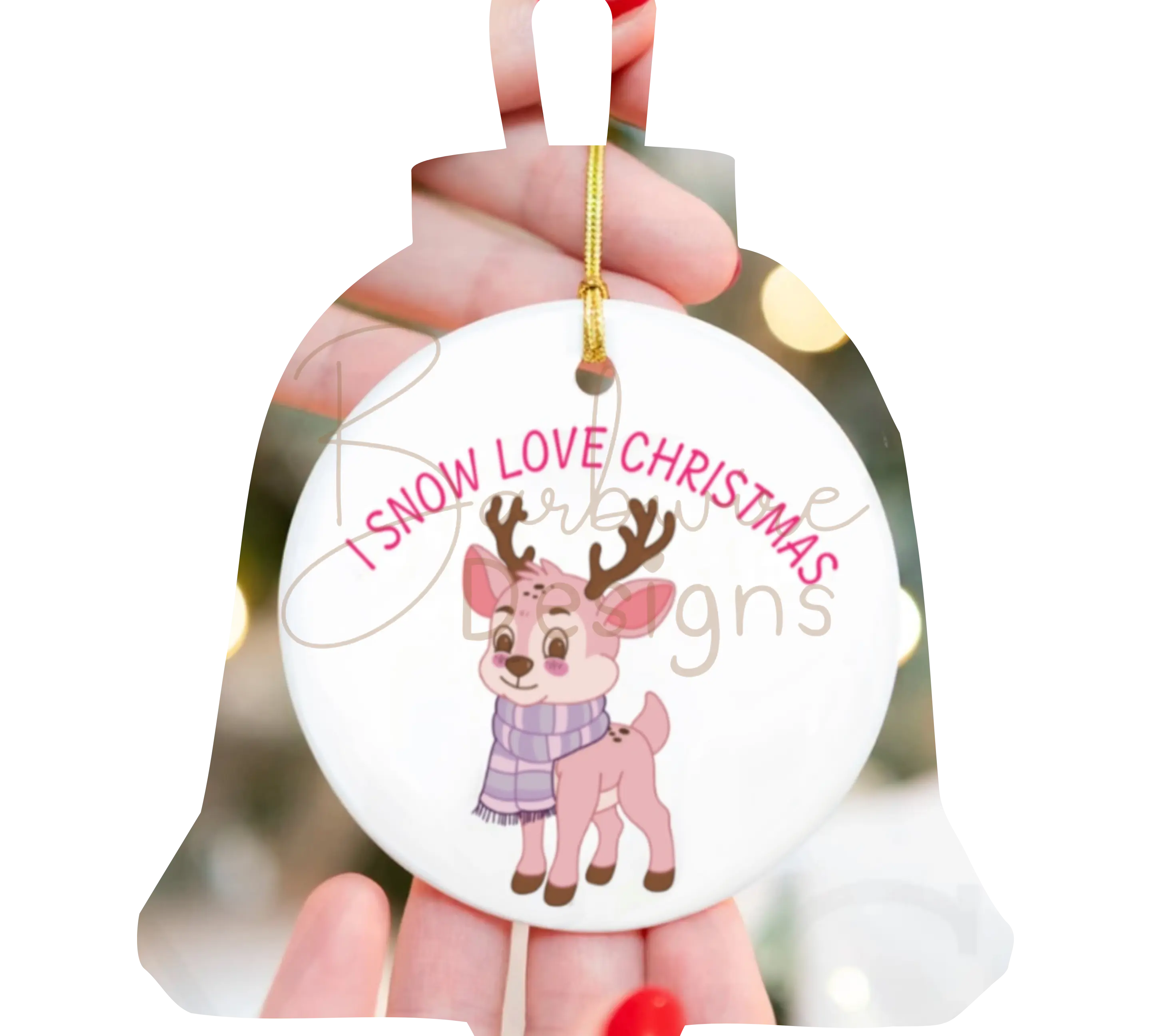  Nutmeg Reindeer tree ornament