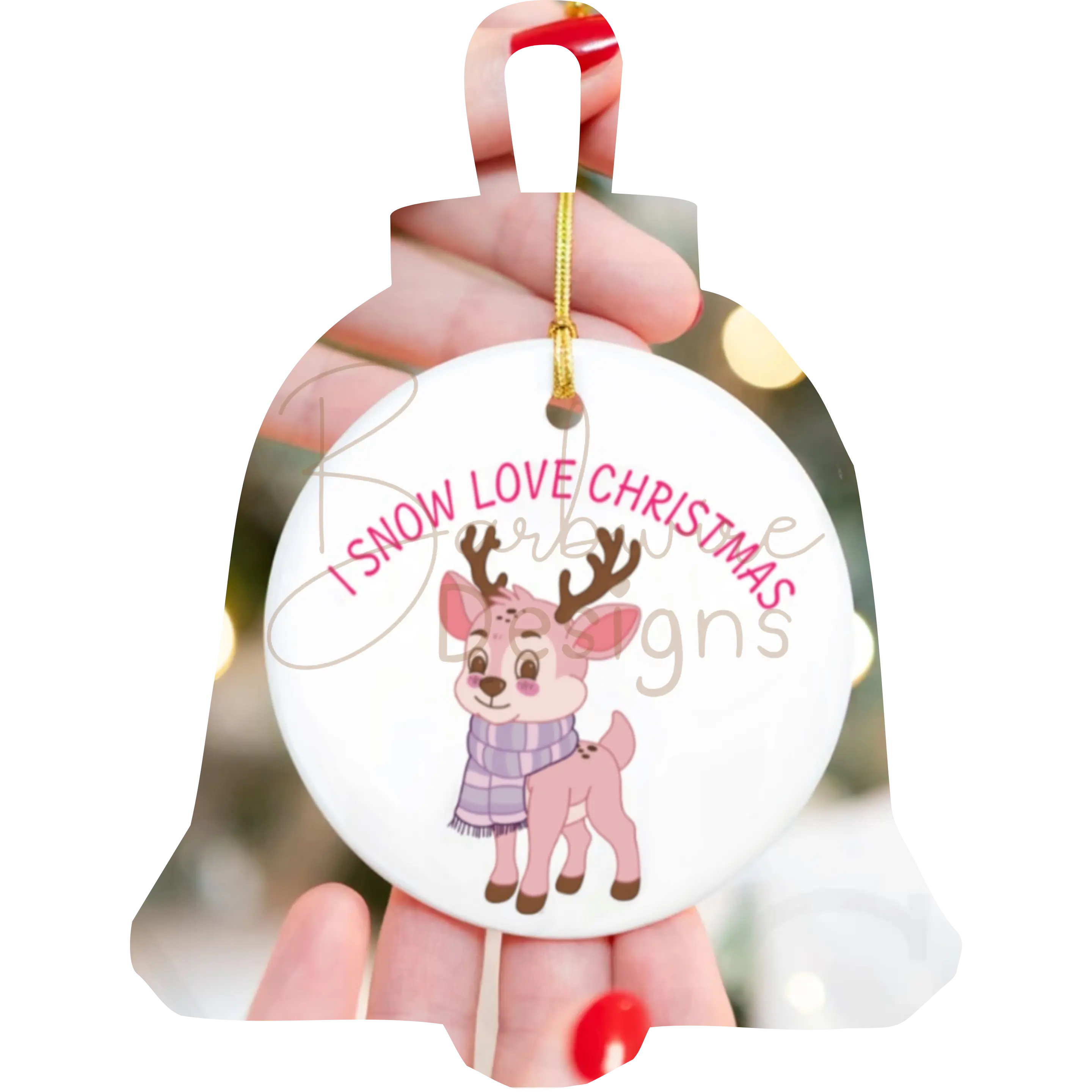  Nutmeg Reindeer tree ornament