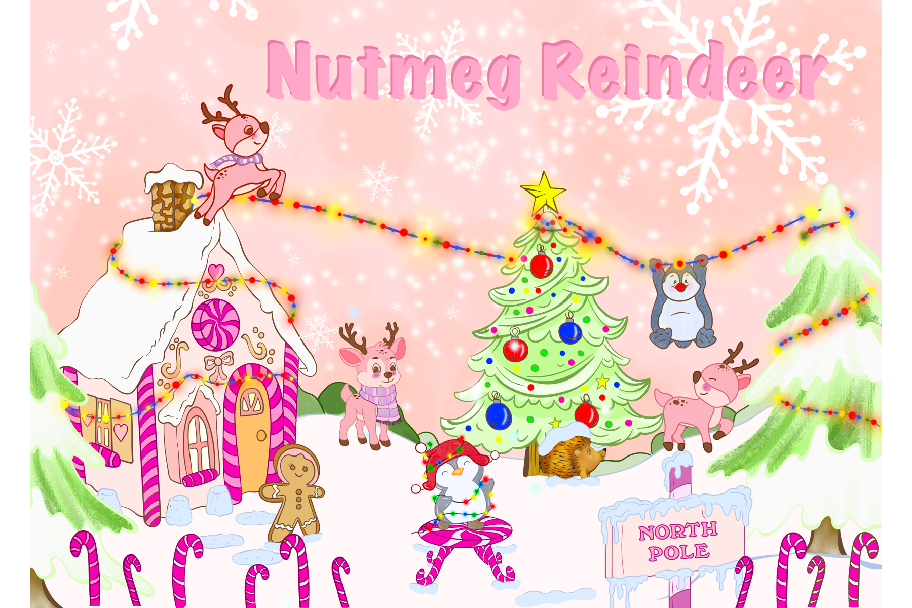 Nutmeg Reindeer Christmas