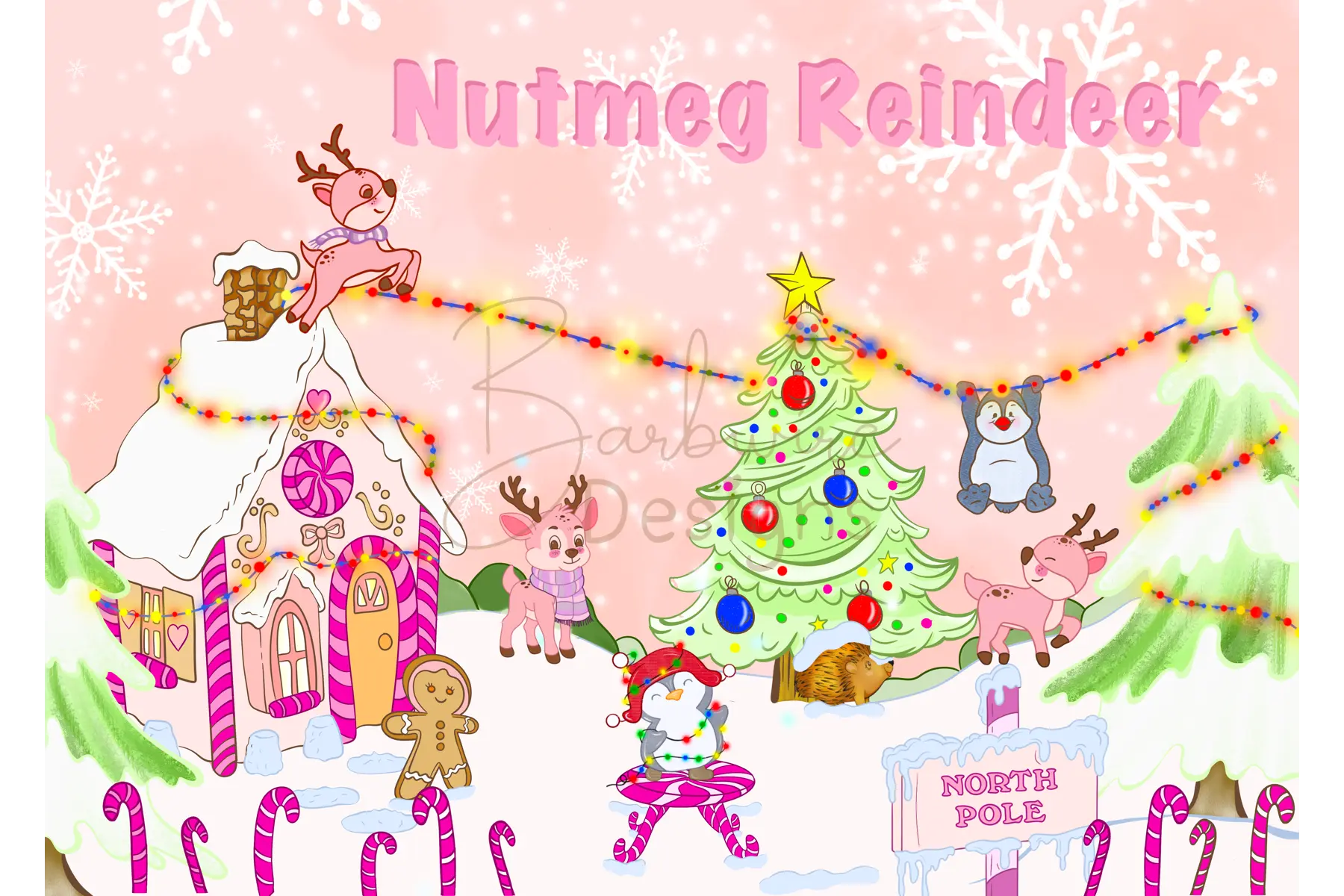 Nutmeg Reindeer Christmas