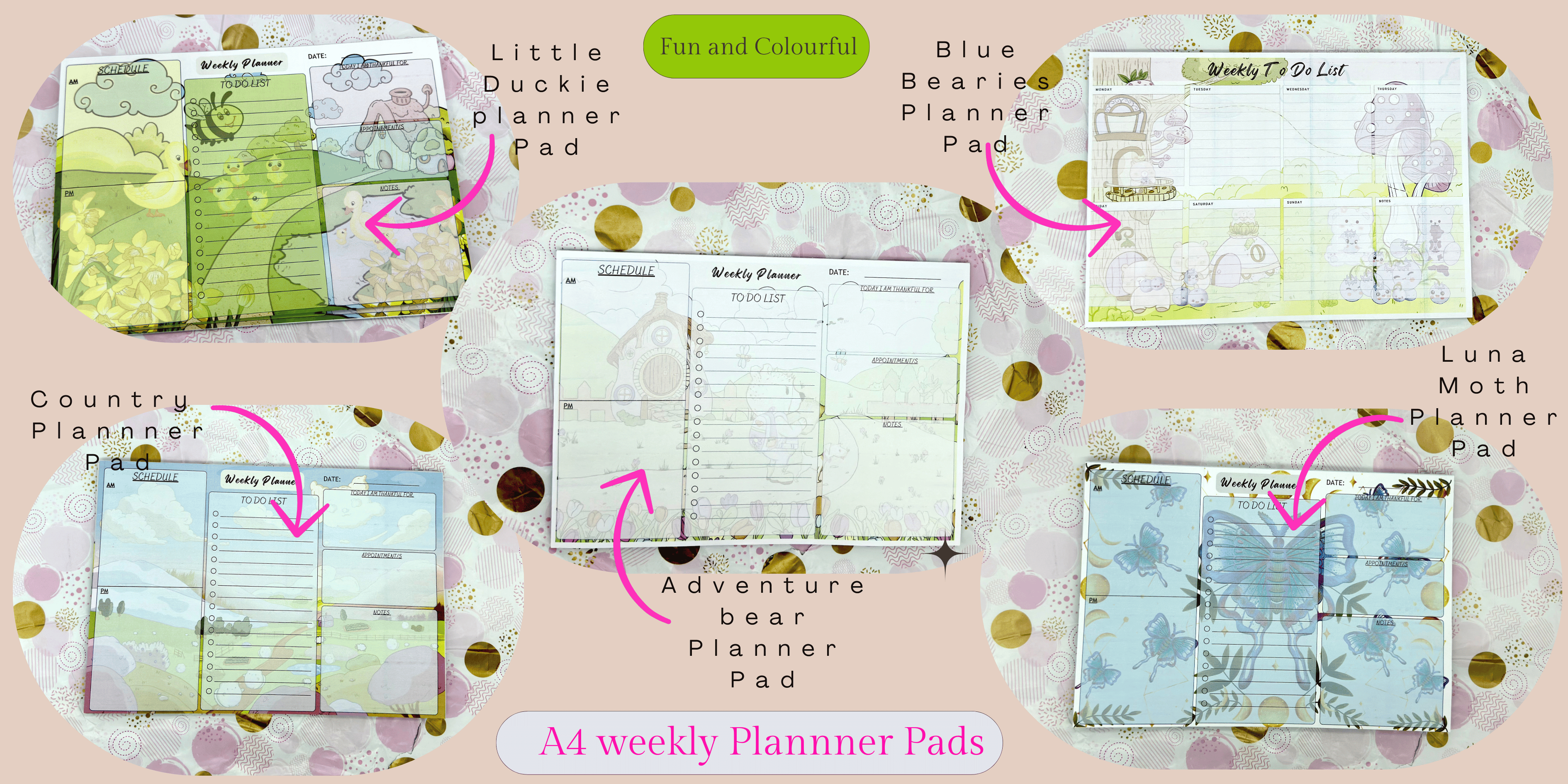A5 Planner Pads