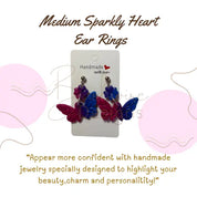 Butterfly Ombre Earrings Barb Wire Designs