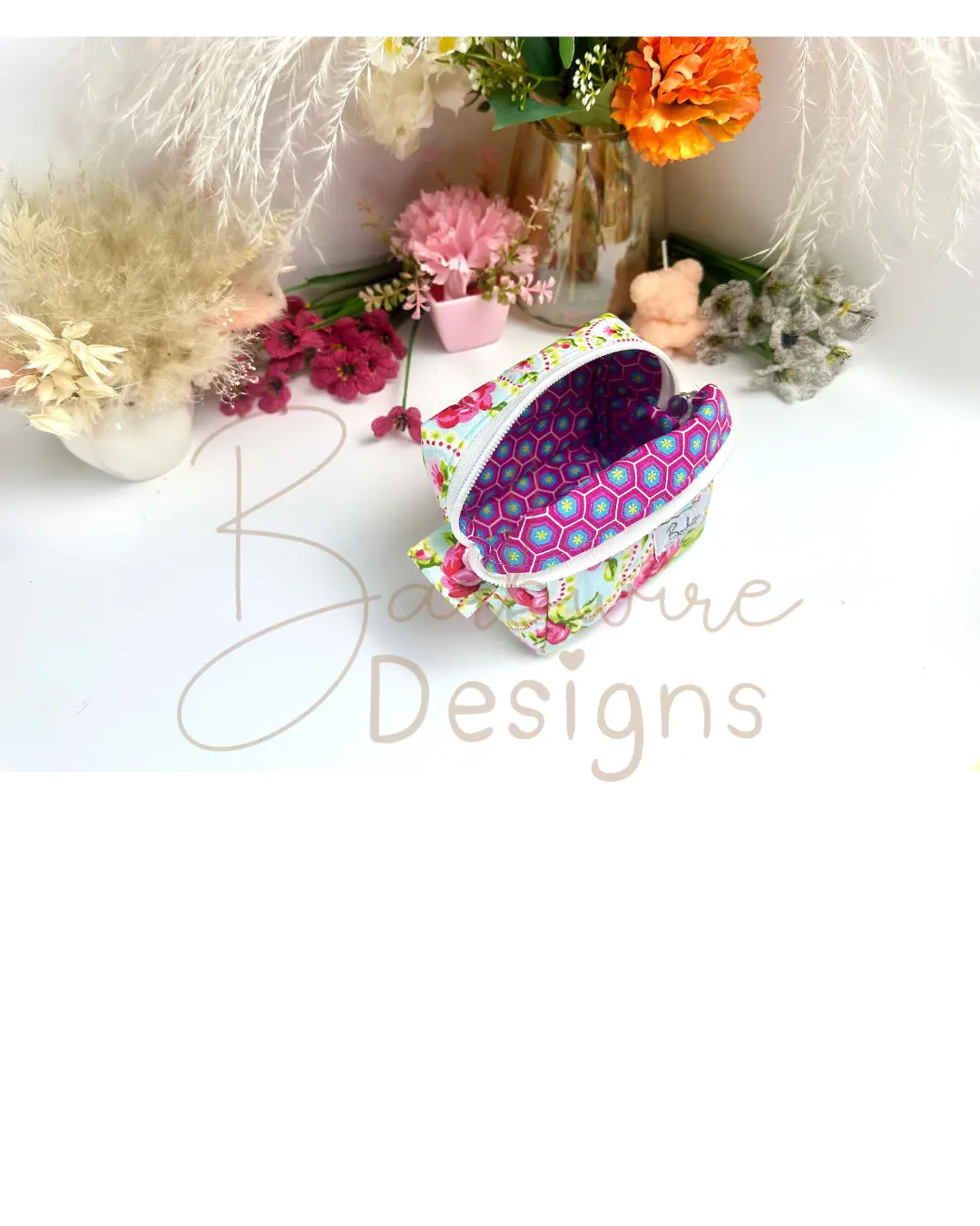 Monday Mini Toiletry/makeup pouch Barb Wire Designs