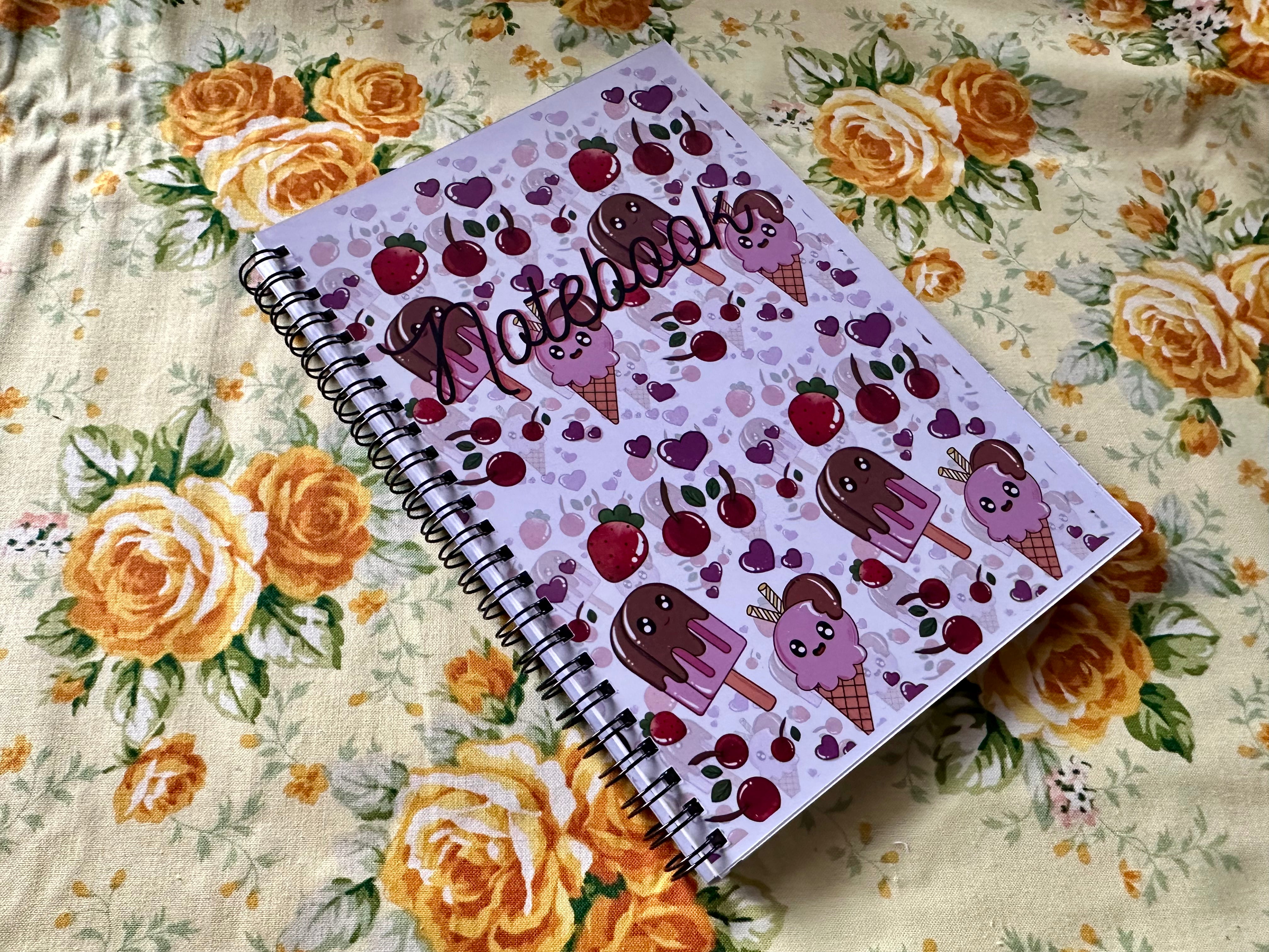 Cherry Blossom Wire Bound Notebook/Journal