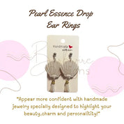 Shell Pearl Ear Rings Barb Wire Designs