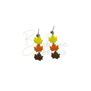 Autumn Leaves Earrings Barb Wire Designs