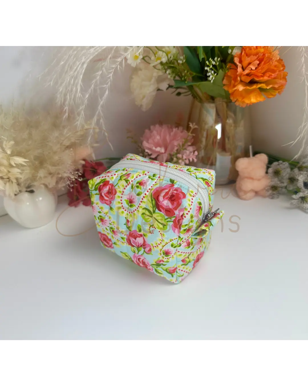 Monday Mini Toiletry/makeup pouch Barb Wire Designs