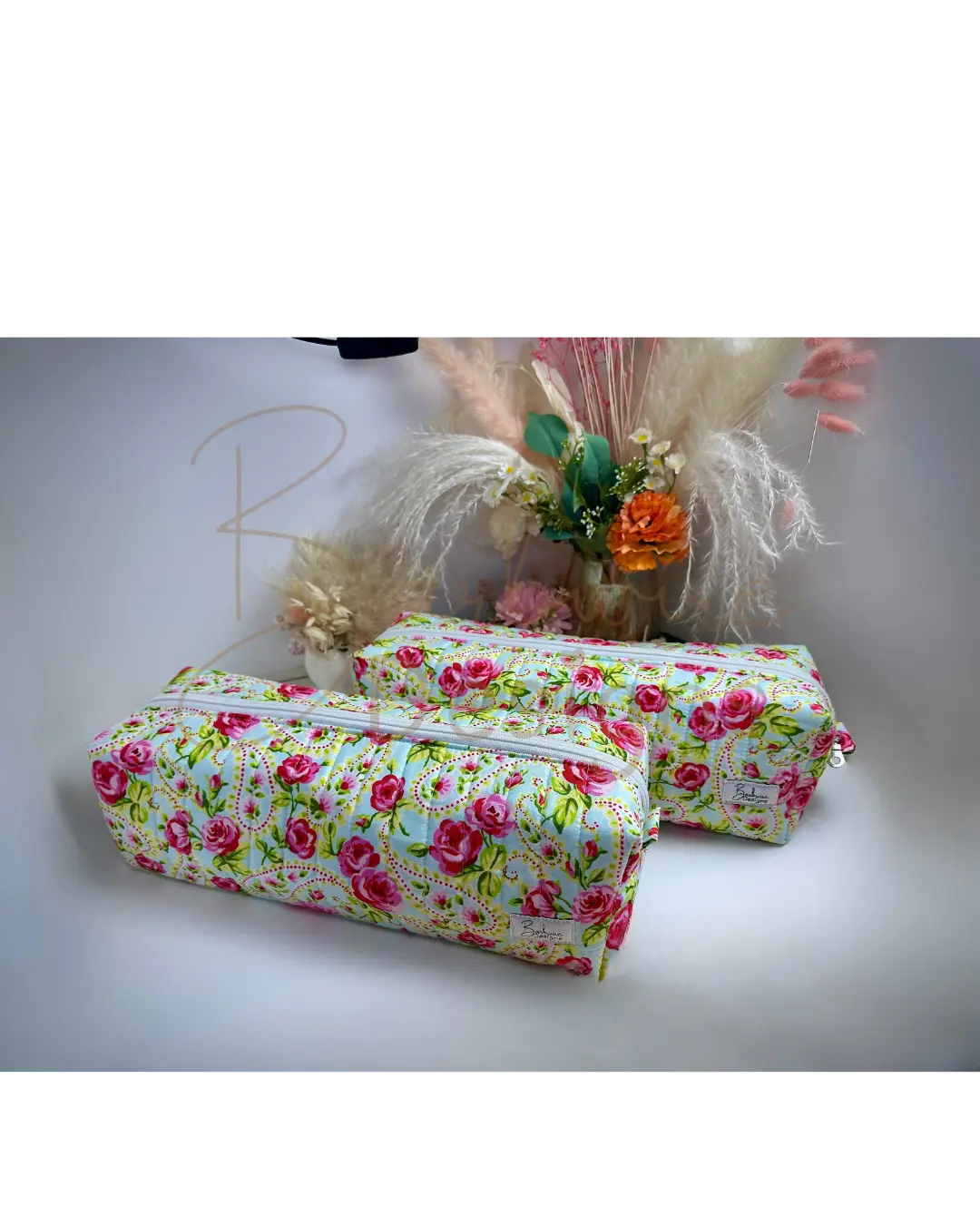 Monday Quilted Hair Tools Pouch Barb Wire Designs