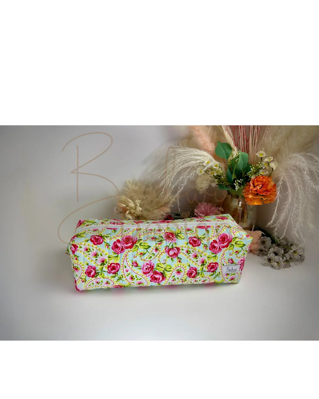 Monday Quilted Hair Tools Pouch Barb Wire Designs