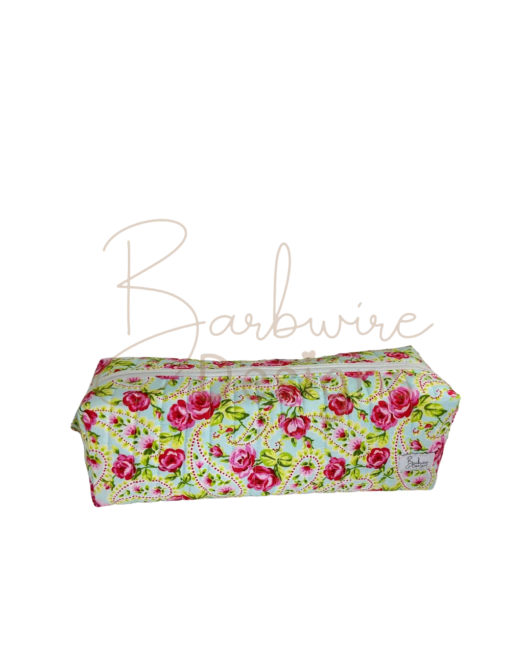 Monday Quilted Hair Tools Pouch Barb Wire Designs