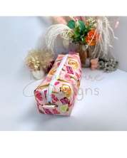 Ice Cream Quilted Hair Tools Pouch Barb Wire Designs