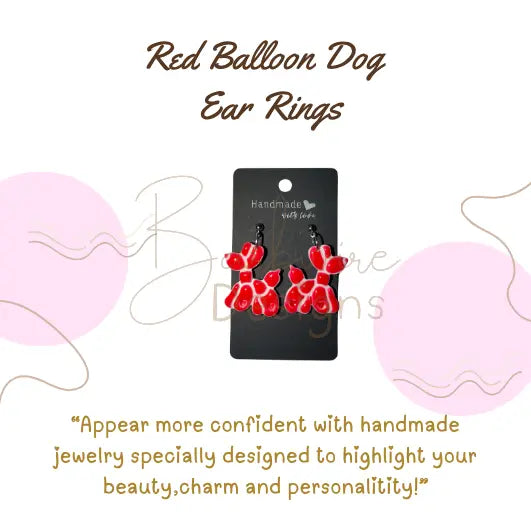 Balloon Dog Earrings Variety Barb Wire Designs