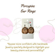Porcupine Dangle Earrings Barb Wire Designs