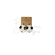 Soccer Ball Earrings Barb Wire Designs