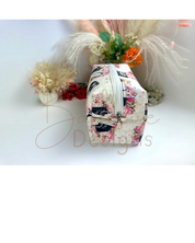 Bubblegum Quilted Hair Tools Pouch Barb Wire Designs