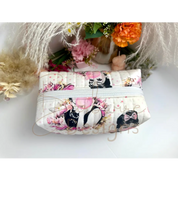 Bubblegum Quilted Makeup Pouch Regular Barb Wire Designs