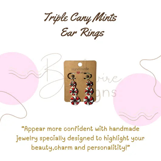 Christmas Variety Earrings Barb Wire Designs
