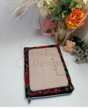 Waratah Zippered E-Reader ipad Quilted sleeve Barb Wire Designs