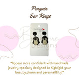 Penguin Dangle Ear rings