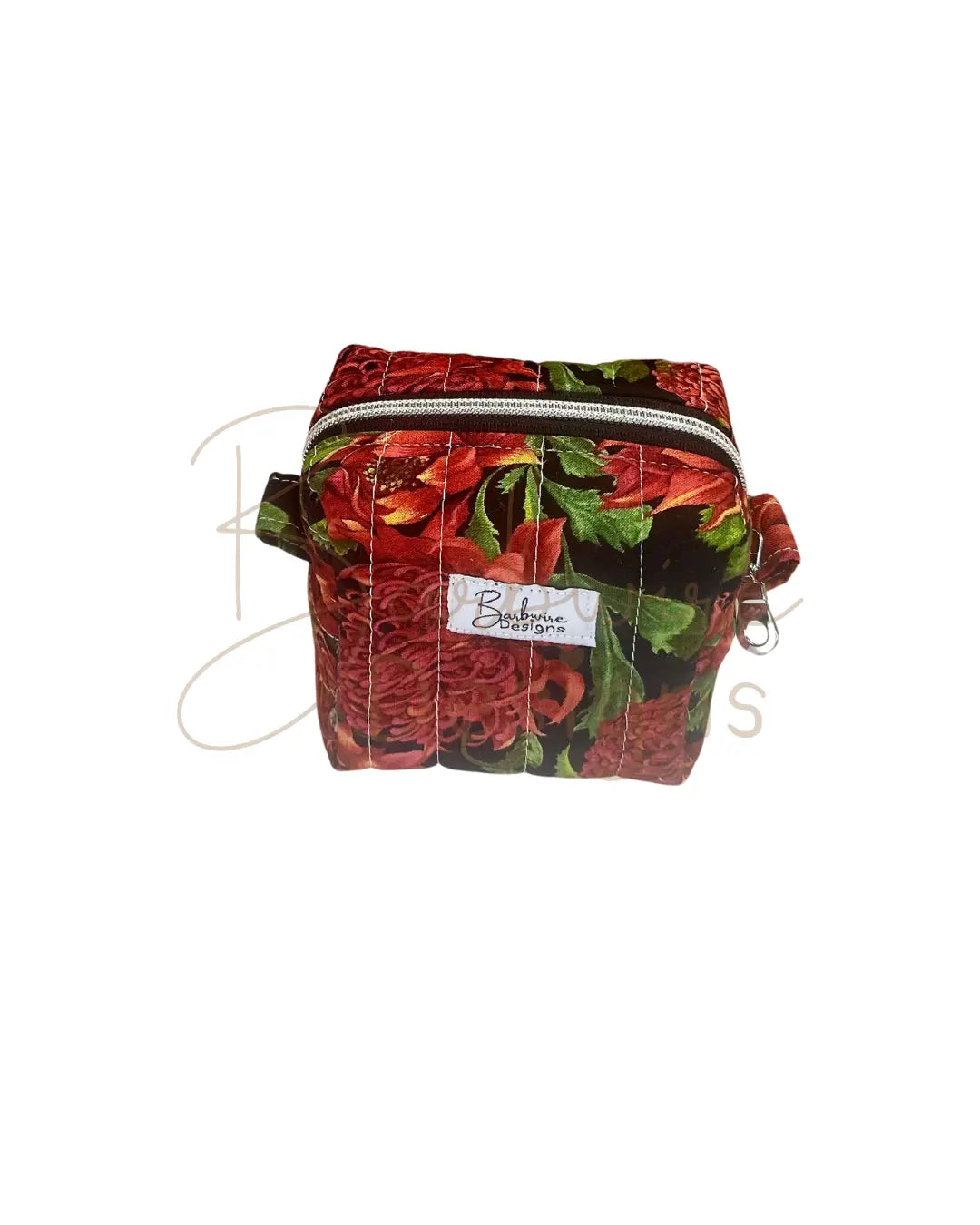 Waratah Mini Toiletry/makeup pouch Barb Wire Designs