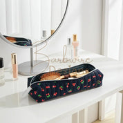 Black Cherry Luxury Quilted pouch for your Hair Tools Barb Wire Designs