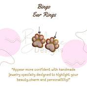 Bluey and Bingo Earrings Barb Wire Designs