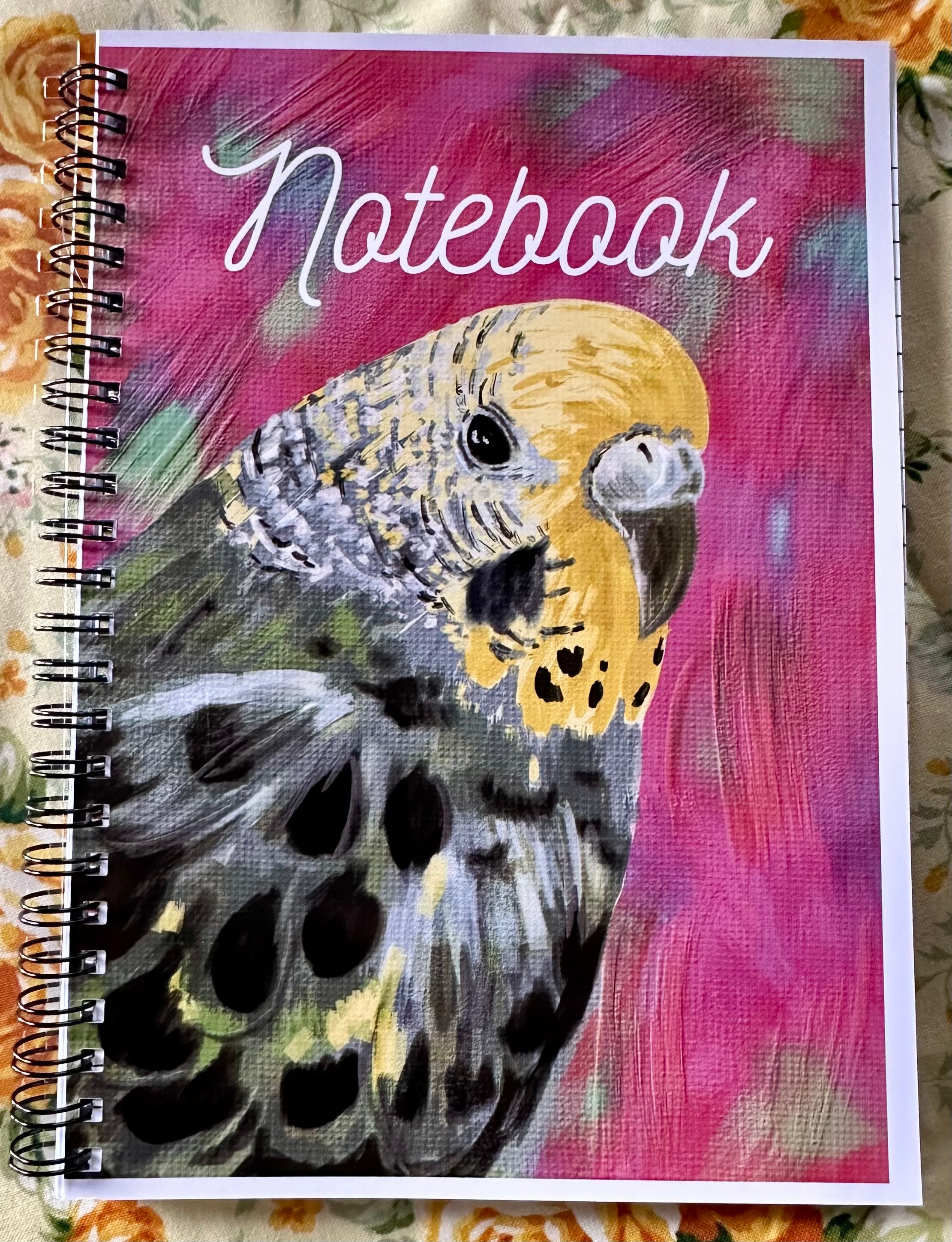 Budgie Wire Bound Notebook/Journal