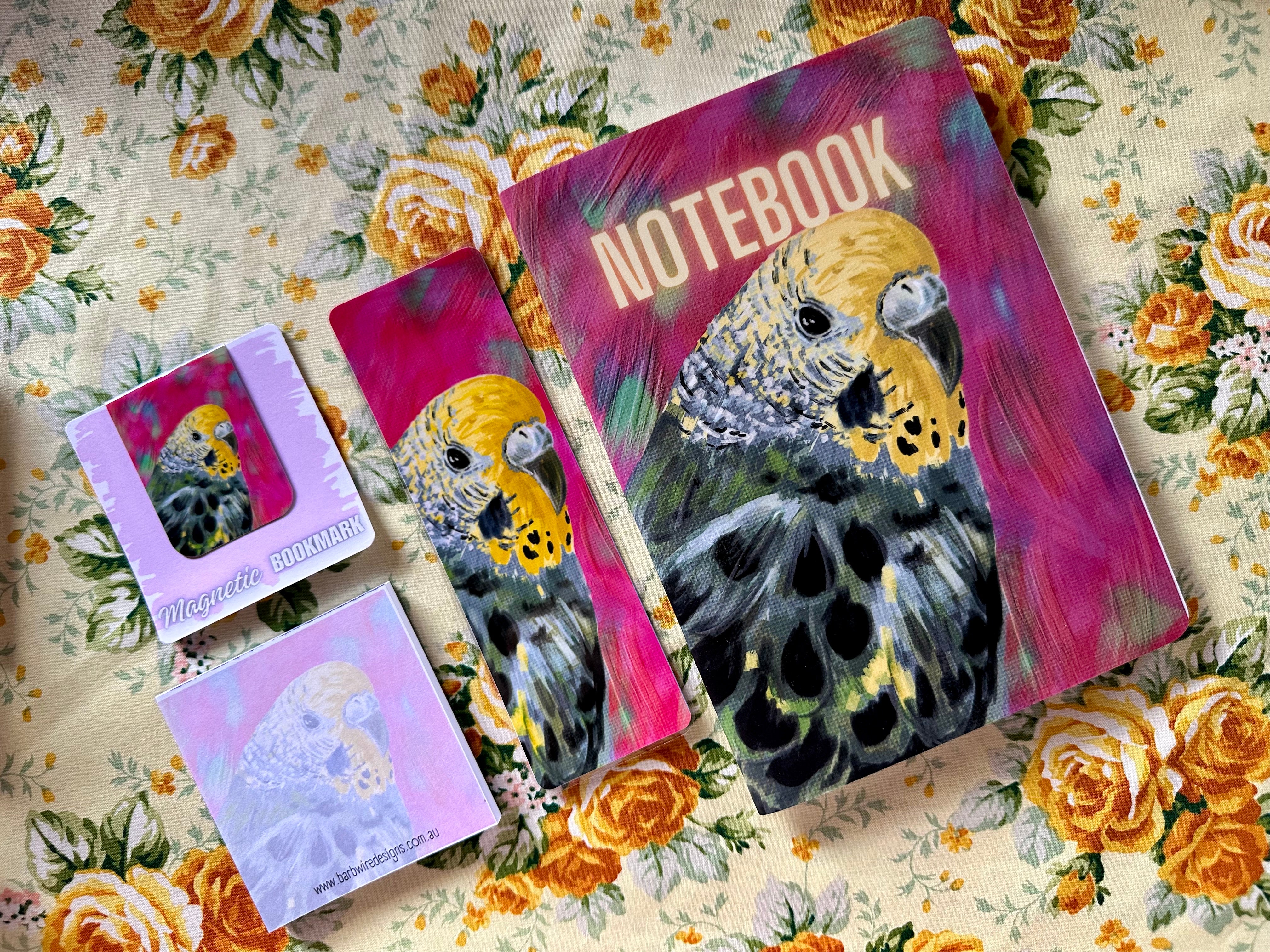 Budgie Magnetic Bookmark