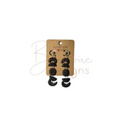 Celestial Sparkly Earrings Barb Wire Designs