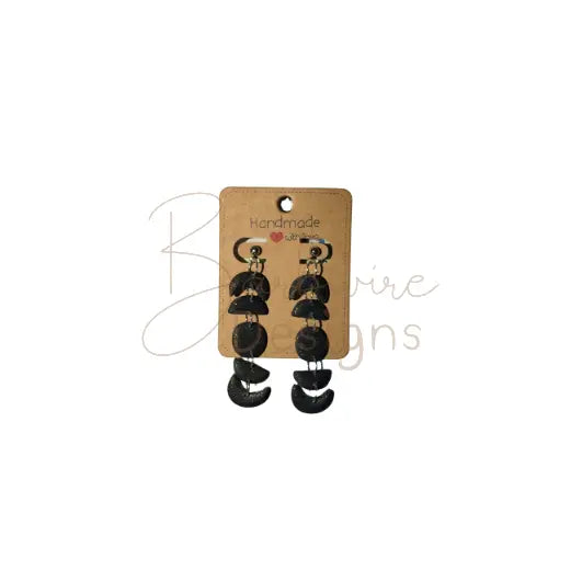Celestial Sparkly Earrings Barb Wire Designs