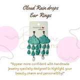 Cloud Rain Drops Ear Rings