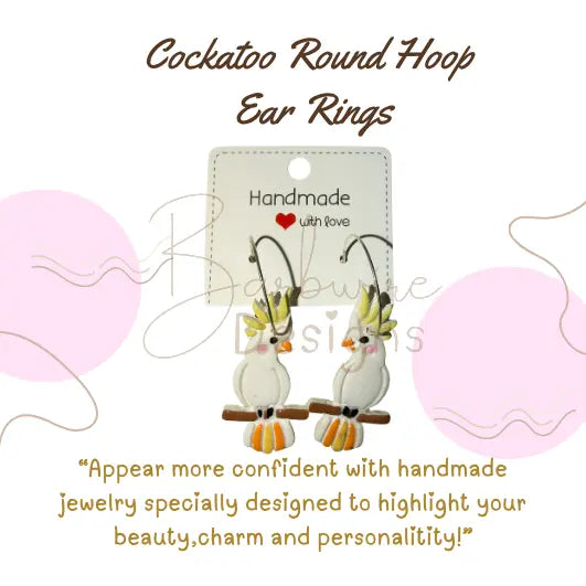 Cockatoo Ear Rings Barb Wire Designs