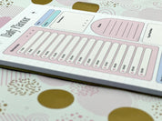 A5 Daily Planner Pad Pastel Pink