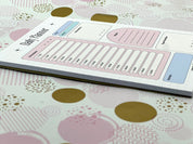 A5 Daily Planner Pad Pastel Pink