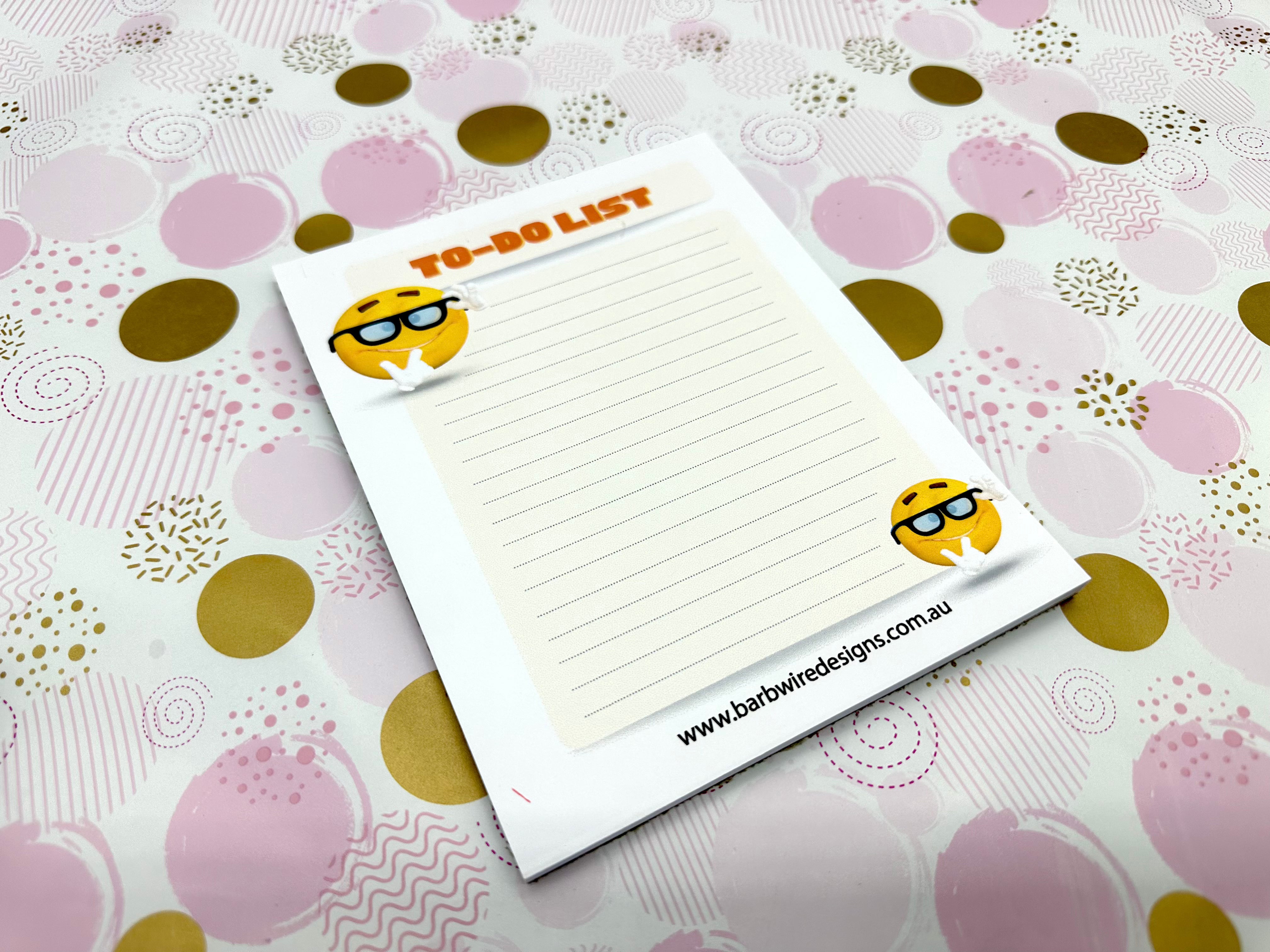 A5 Emoji To DO List