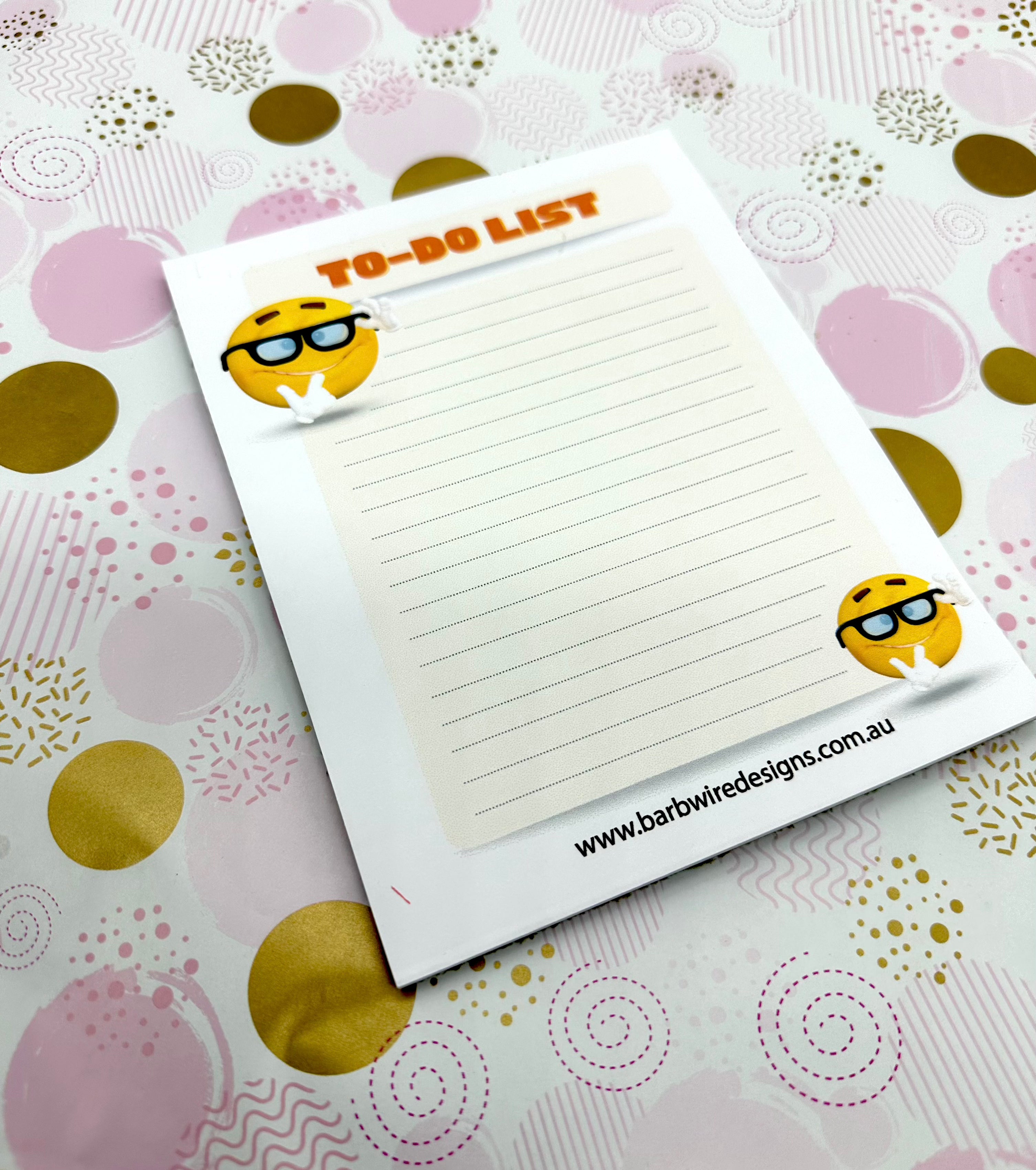 A5 Emoji To DO List