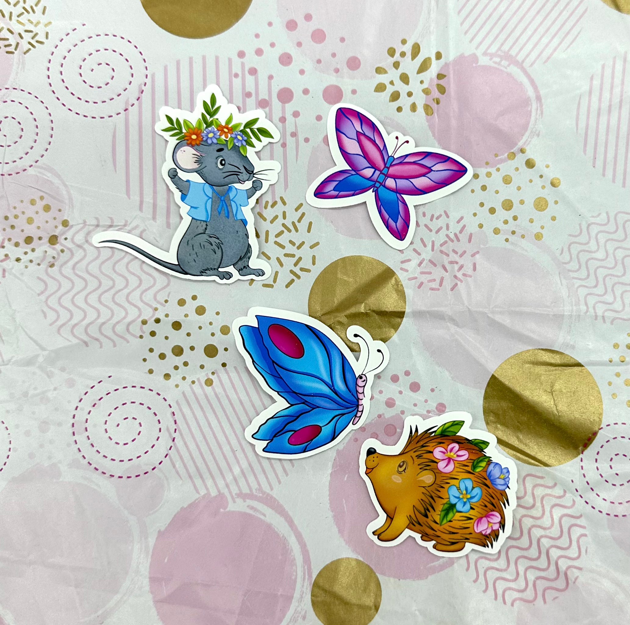 Porcu-fine Sticker Set