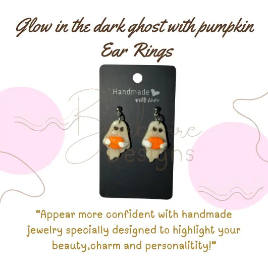 Halloween Ghosts Earrings Barb Wire Designs
