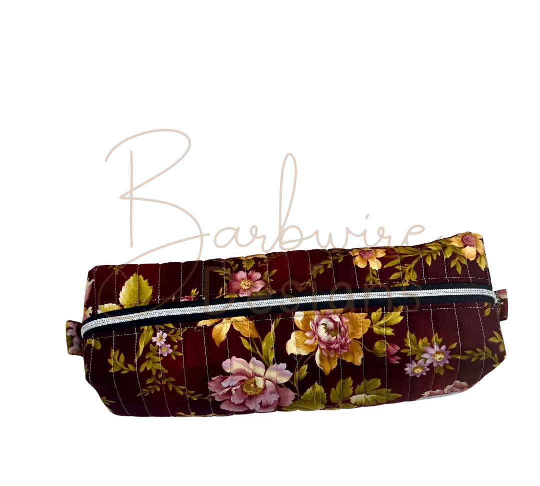 Aspen Quilted Hair Tools Pouch Barb Wire Designs