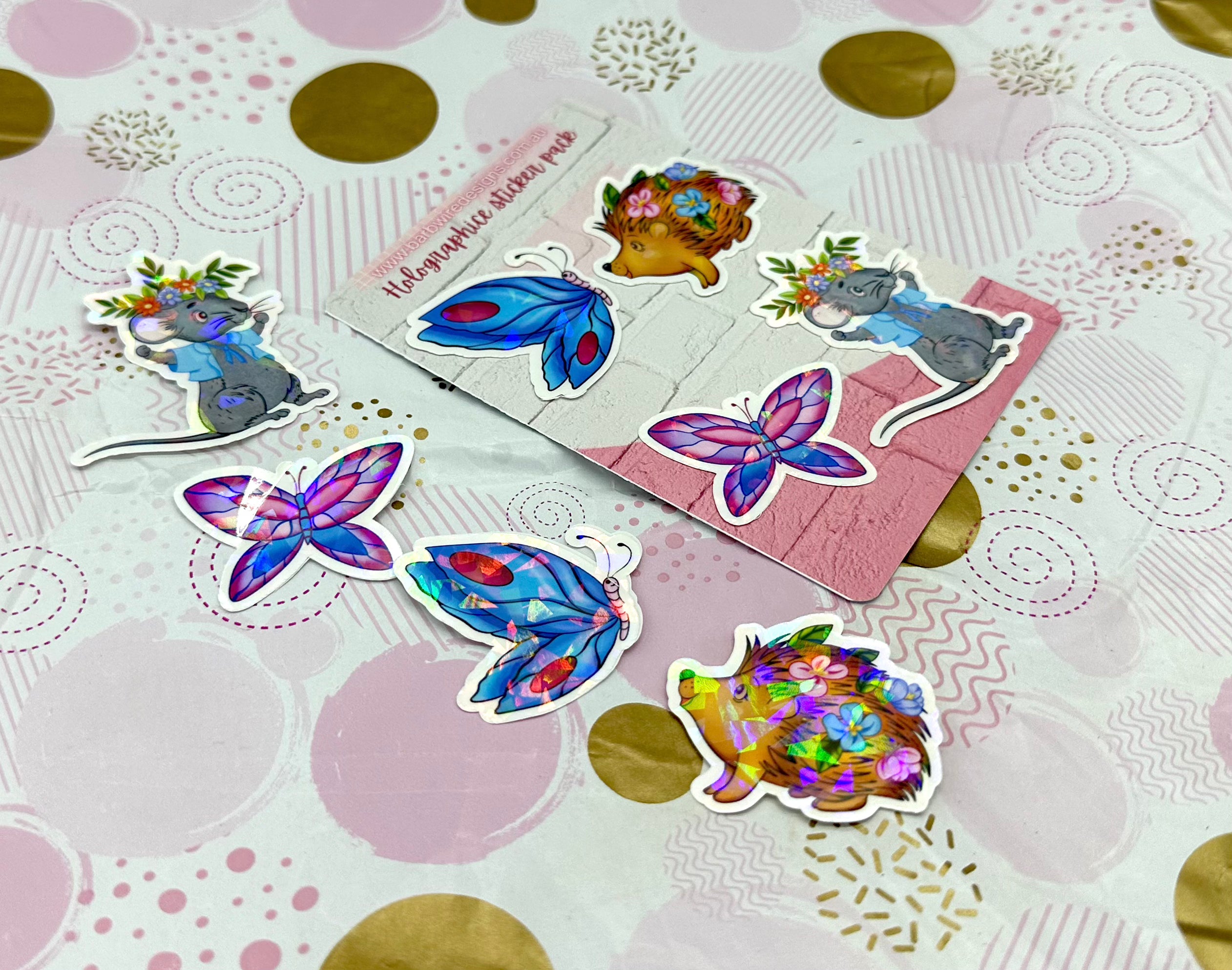 Porcu-fine Sticker Set