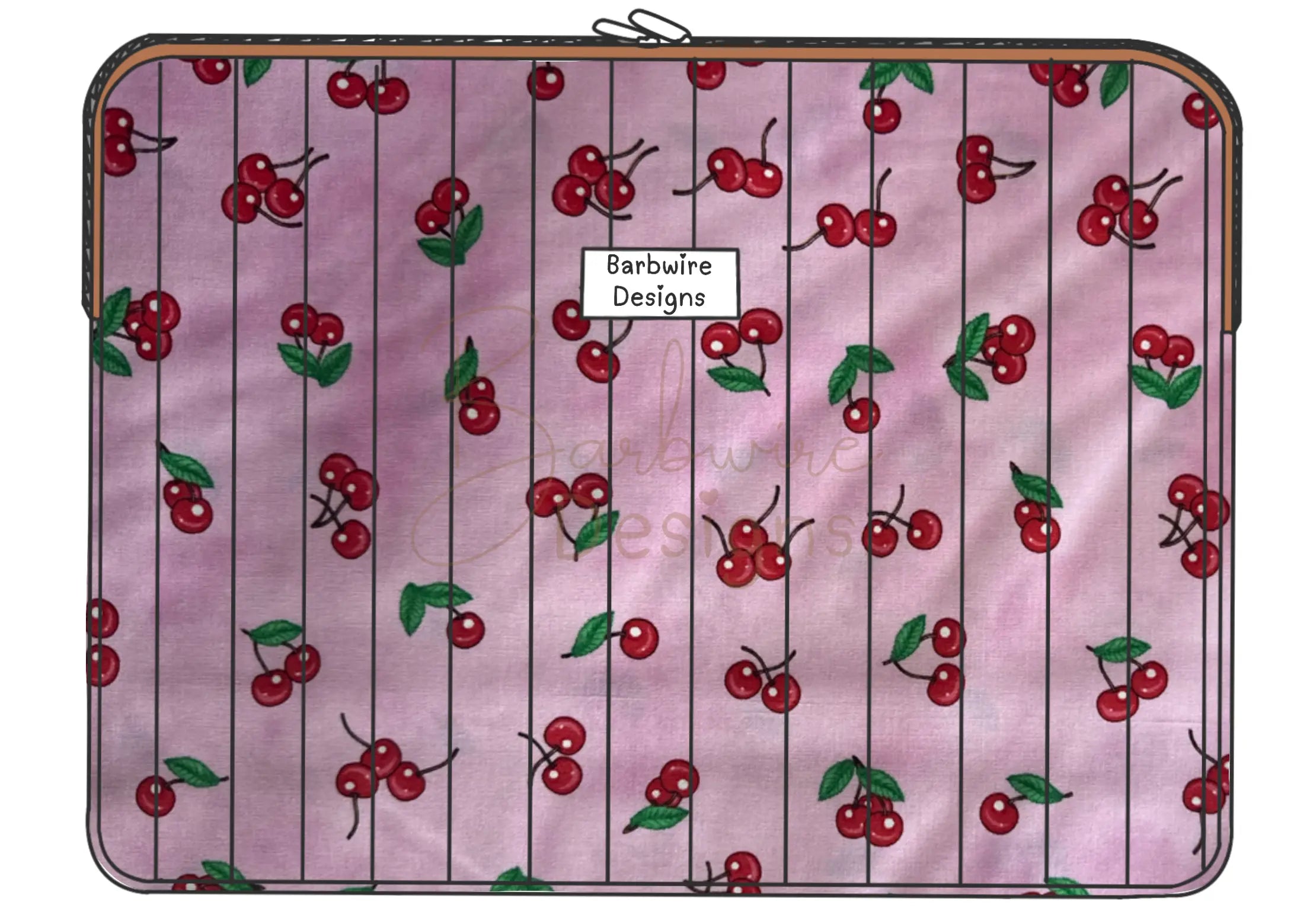 cherry. laptop sleeve