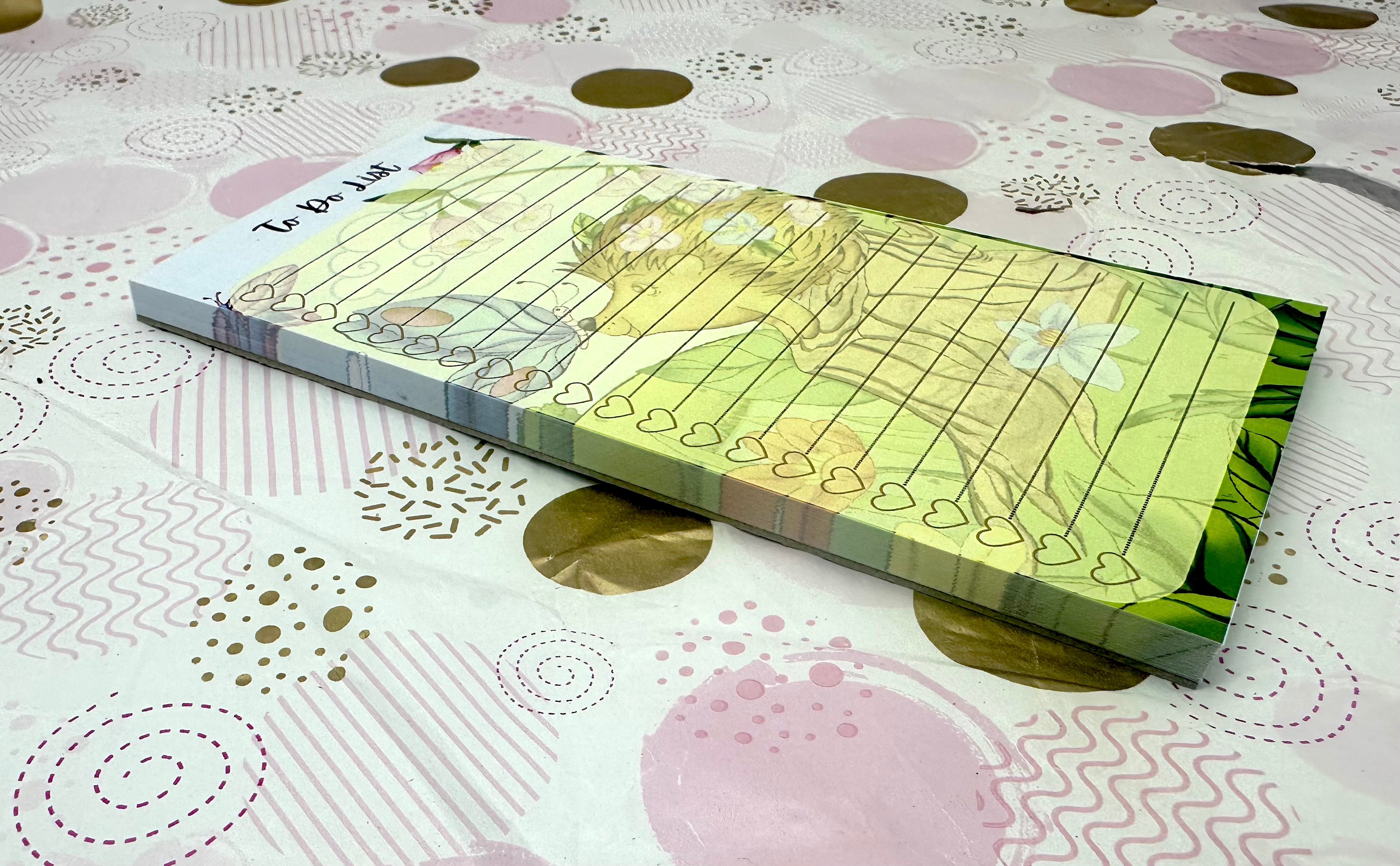 DL To DO List Pad Porcu-Fine Version 1 Barb Wire Designs