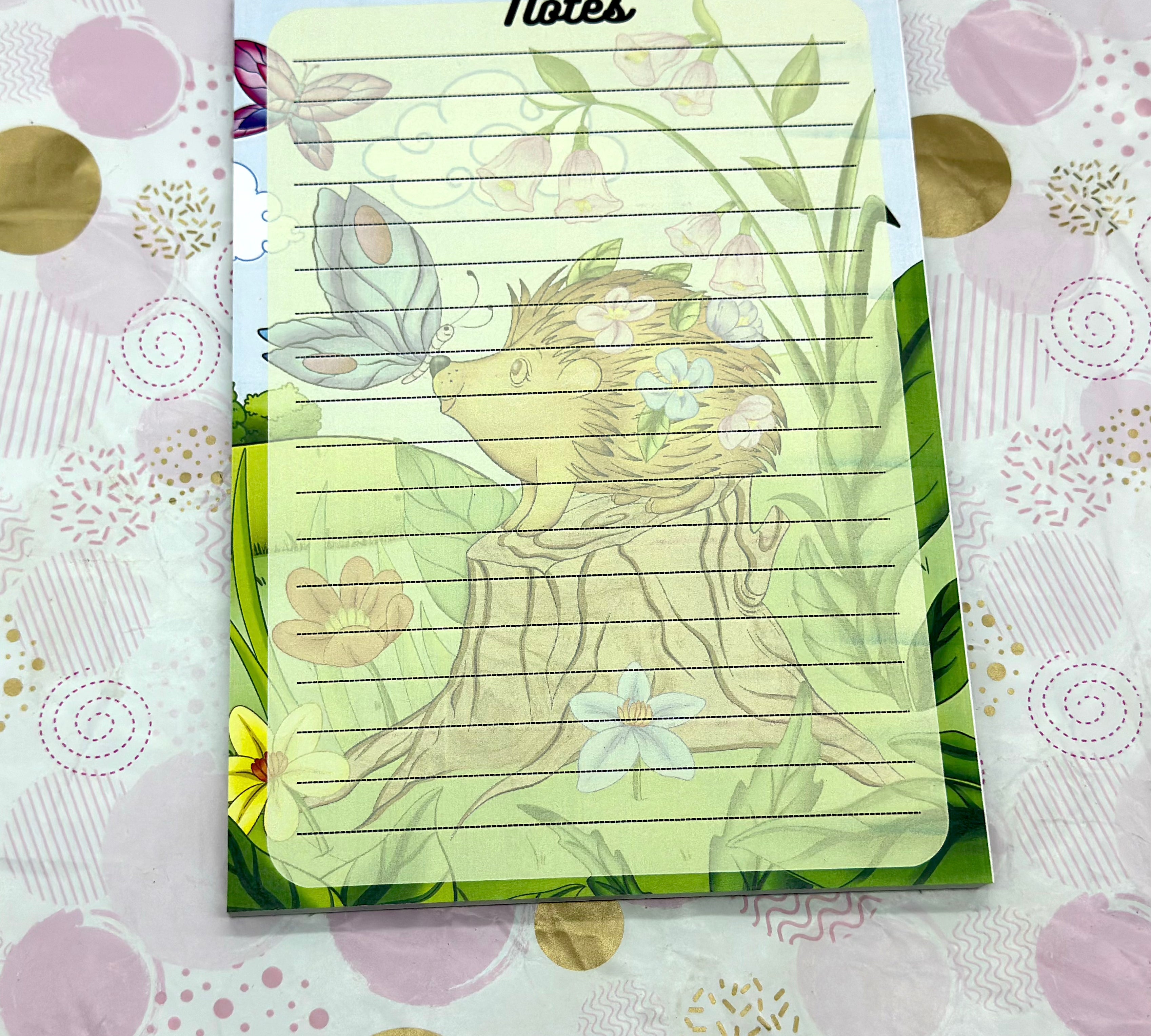 A5 Porcu-Fine  Version 1 Notepad Barb Wire Designs