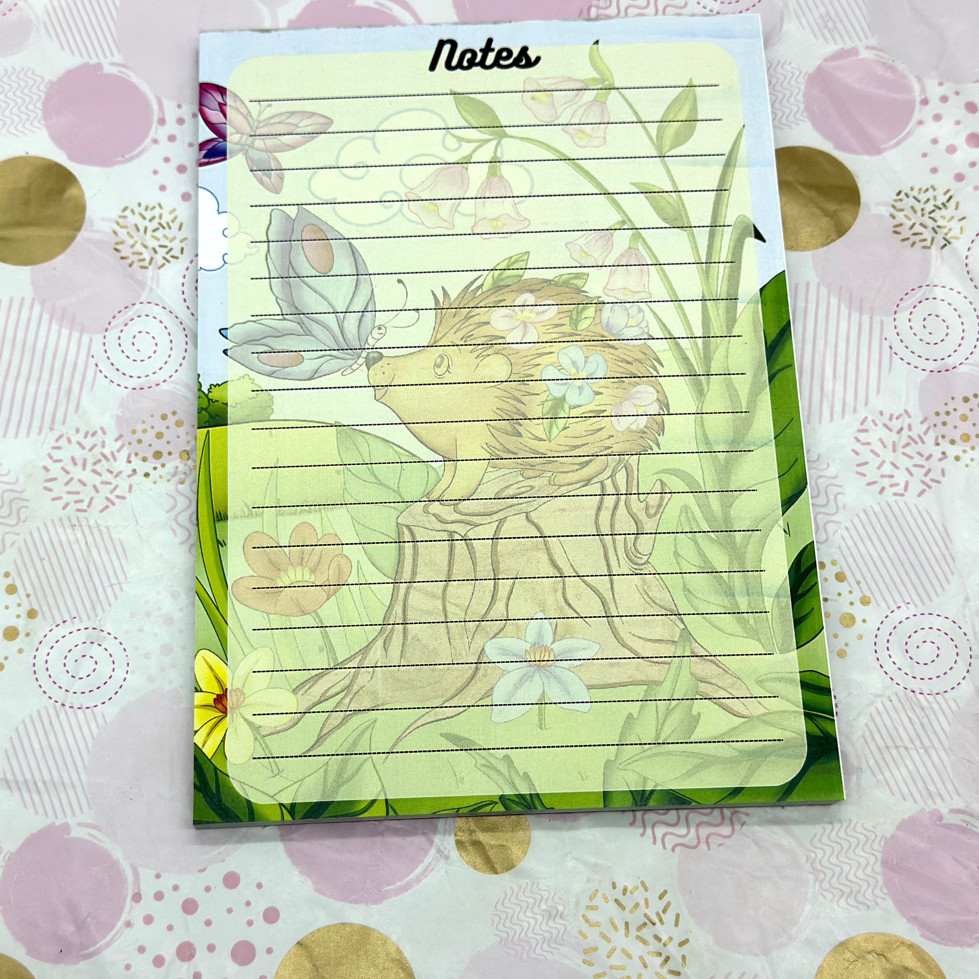 A5 Porcu-Fine  Version 1 Notepad Barb Wire Designs