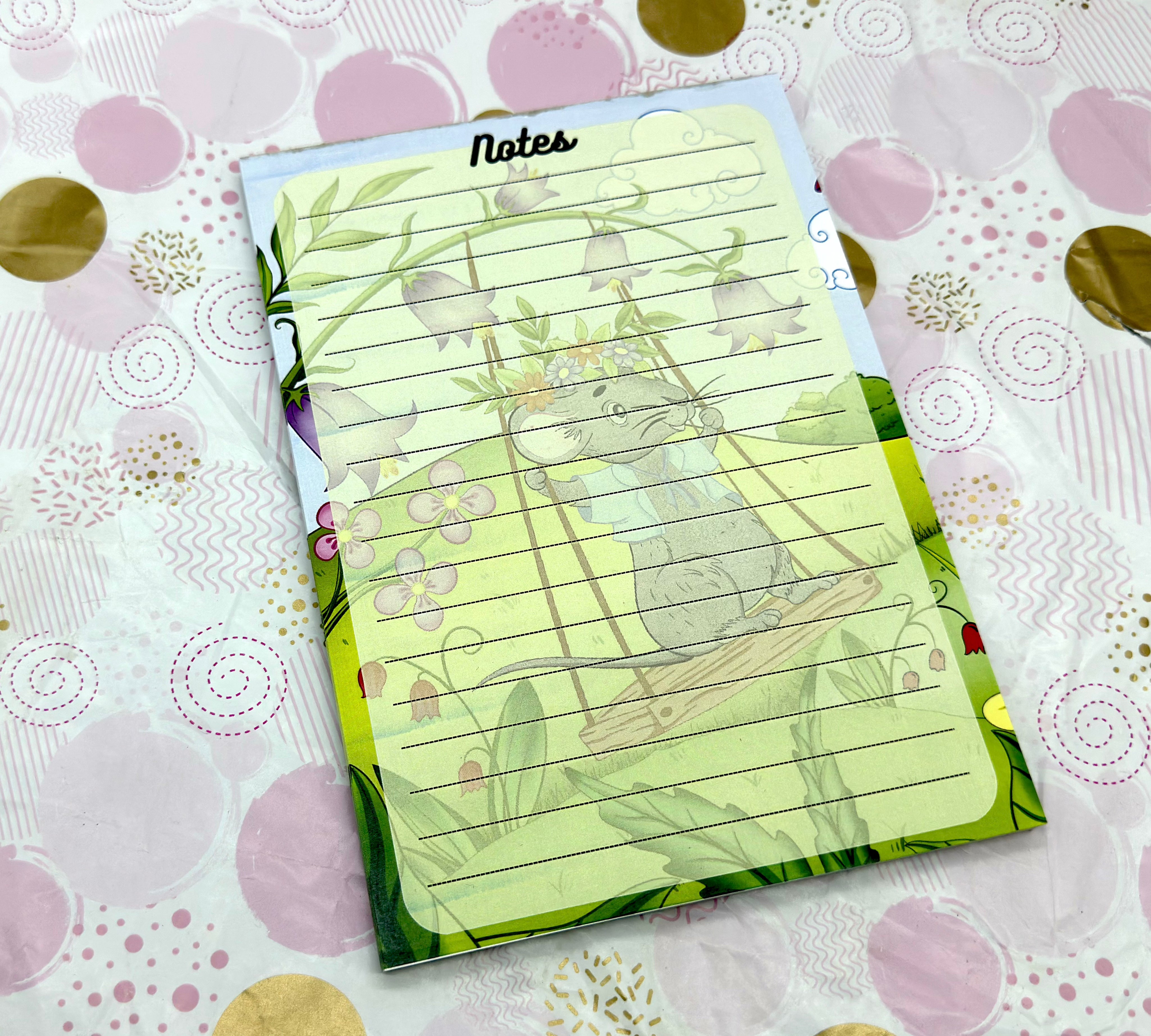 A5 Porcu-Fine  Version 1 Notepad Barb Wire Designs