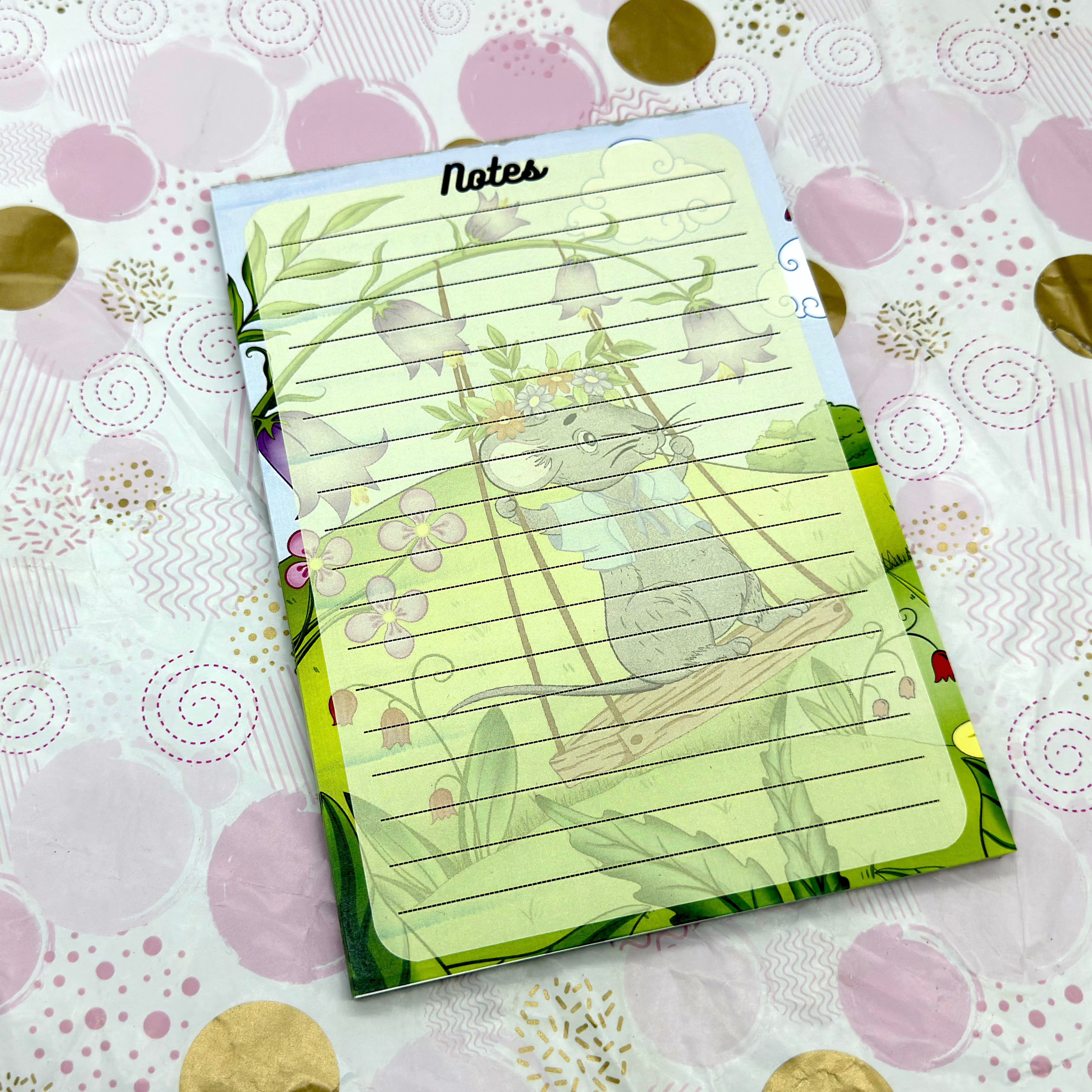 A5 Porcu-Fine  Version 1 Notepad Barb Wire Designs