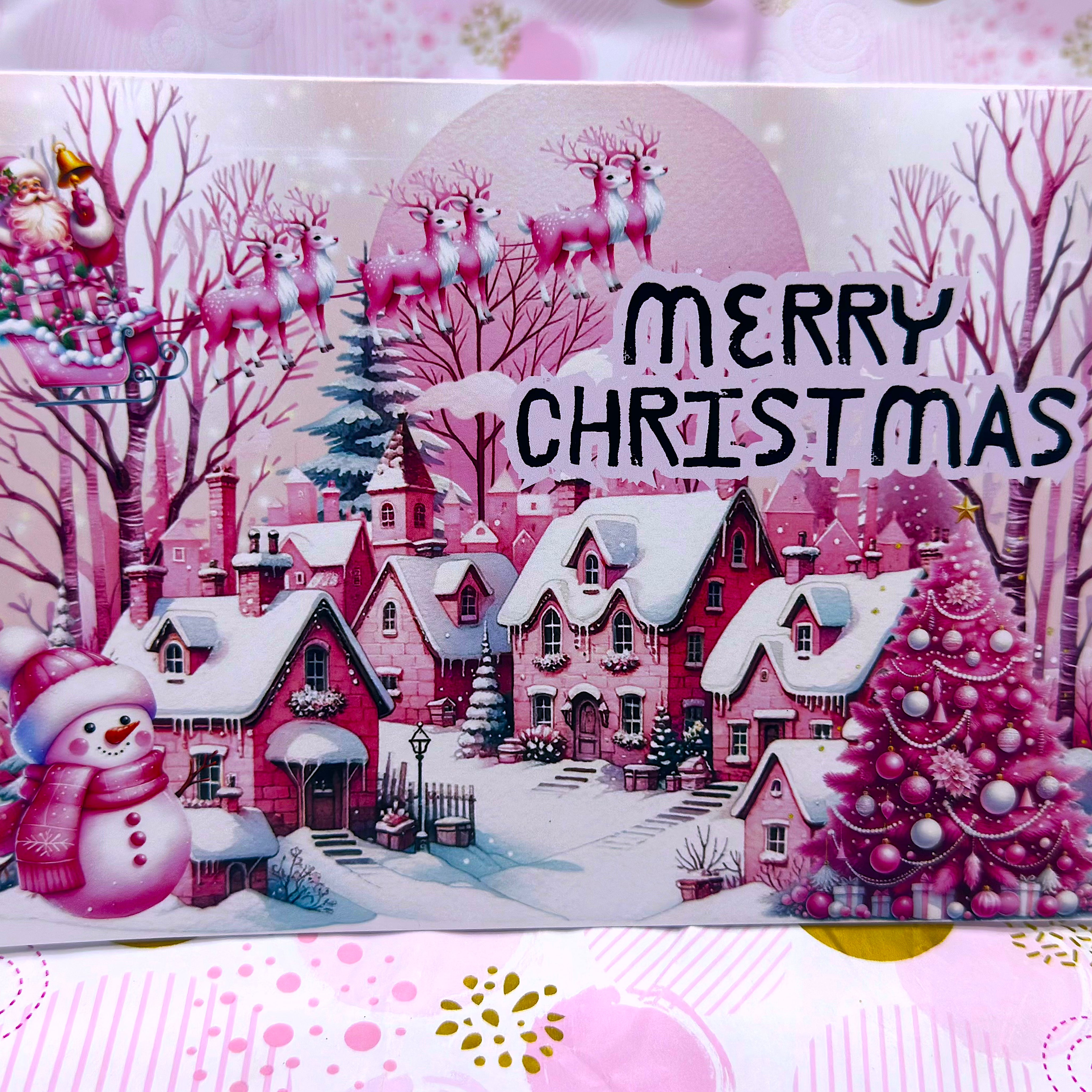 Merry Christmas  Card Barb Wire Designs