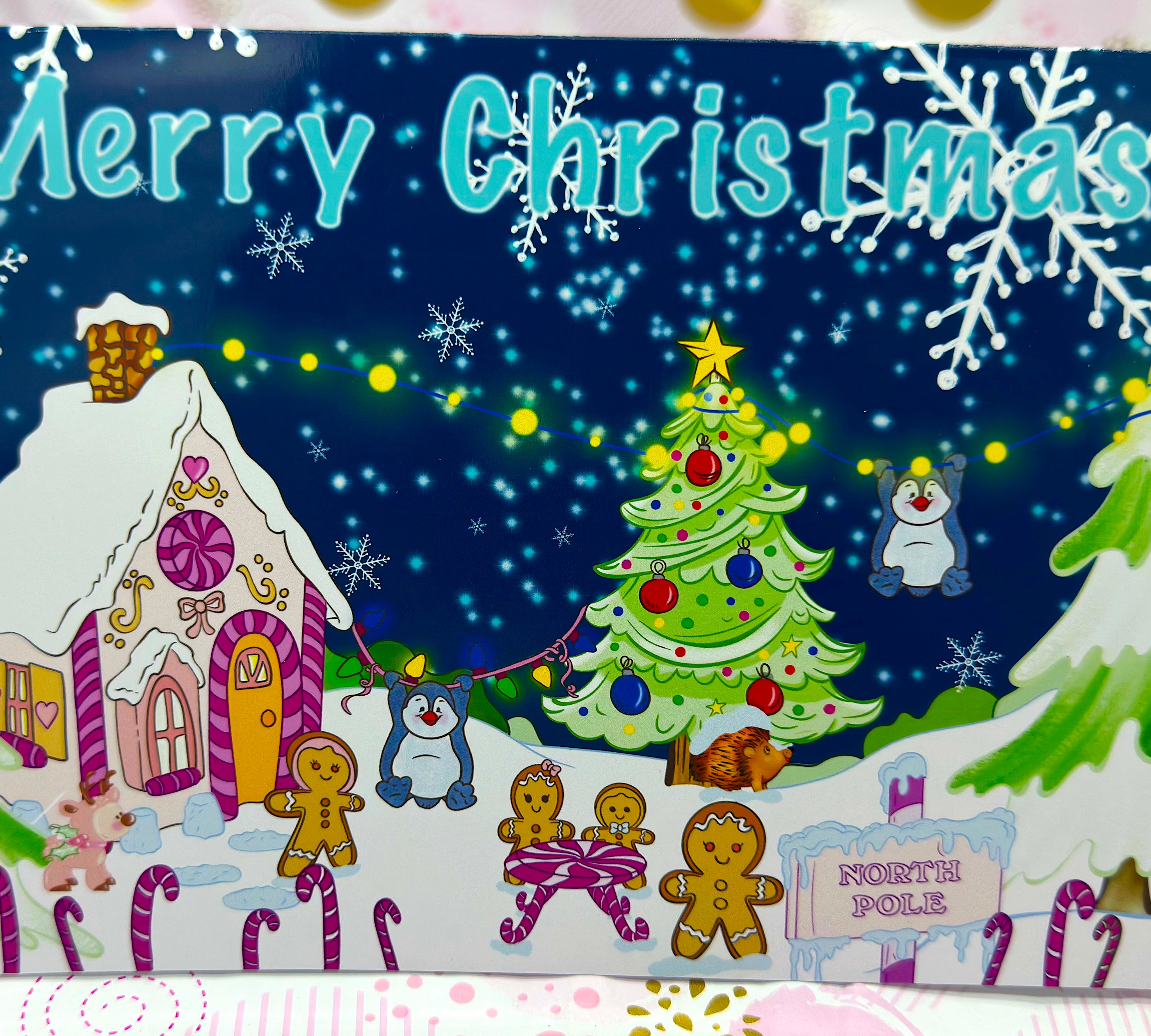 Merry Christmas  Card Barb Wire Designs