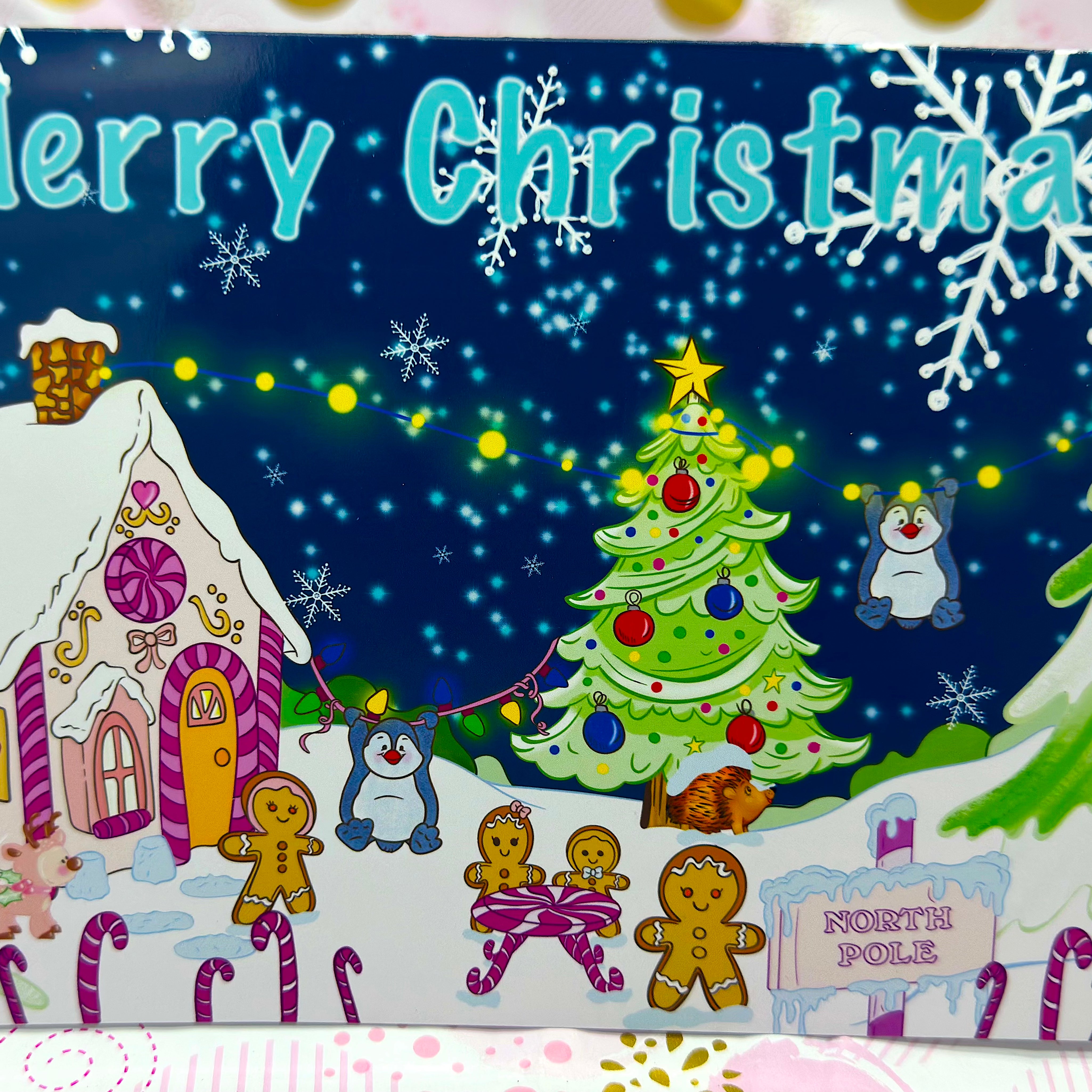 Merry Christmas  Card Barb Wire Designs