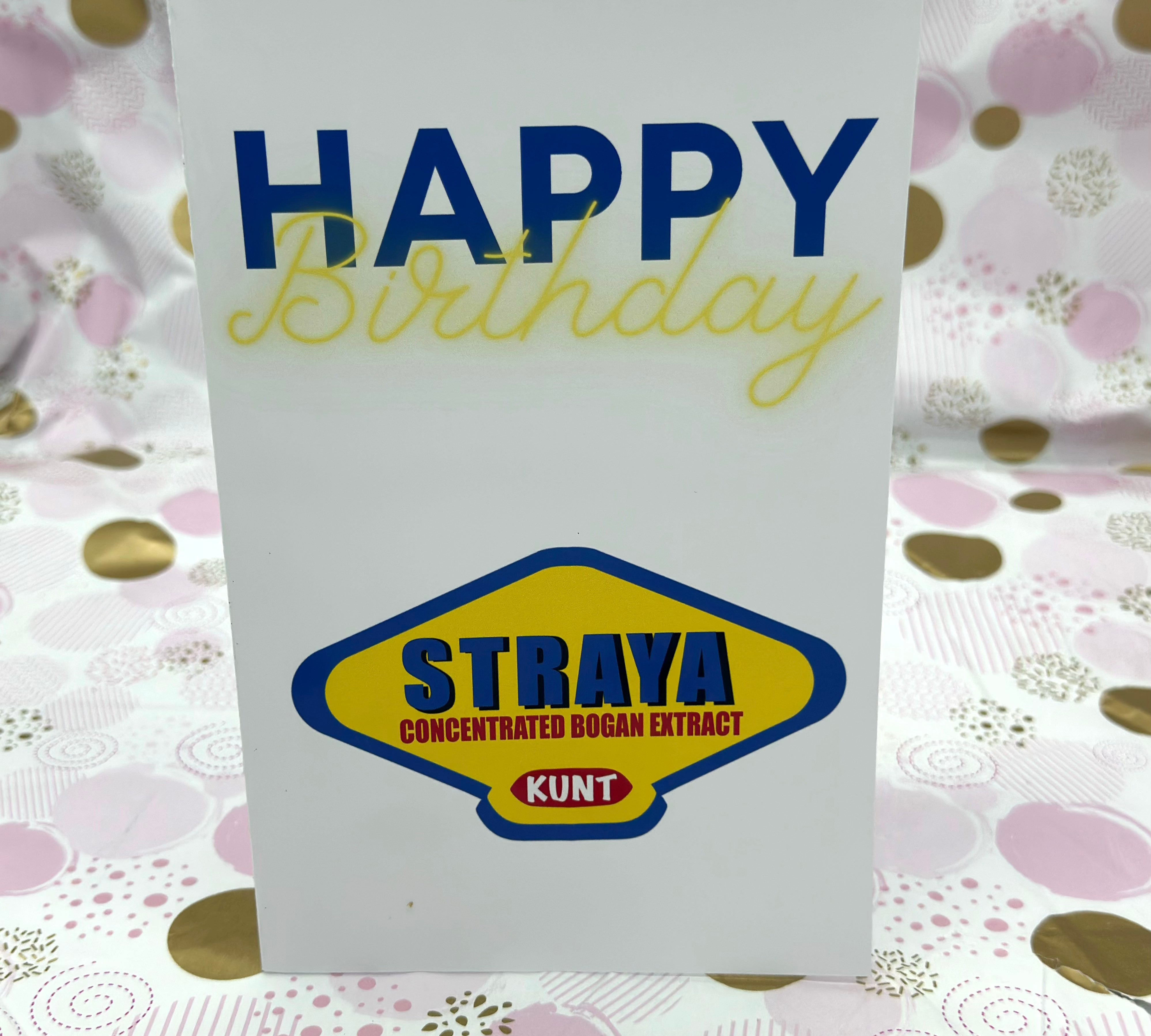 Happy Birthday Funny Birthday Card Barb Wire Designs